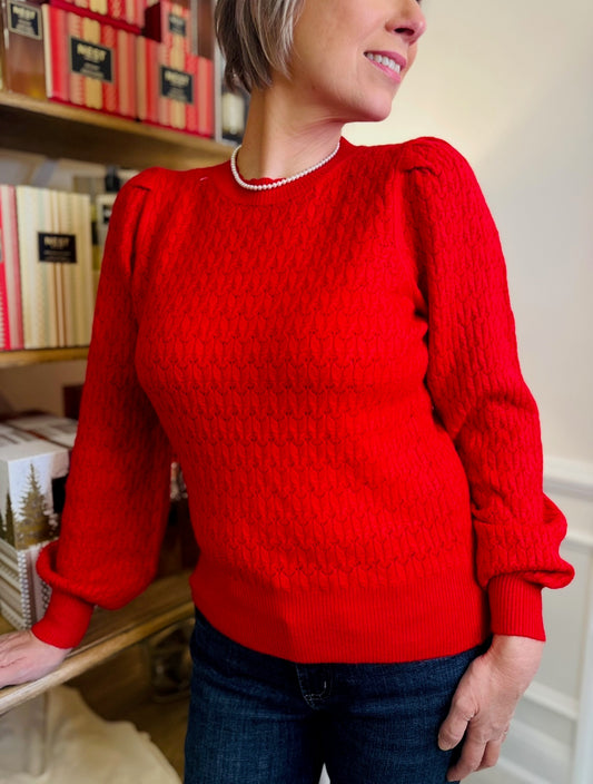 The Sasha Scalloped Sweater