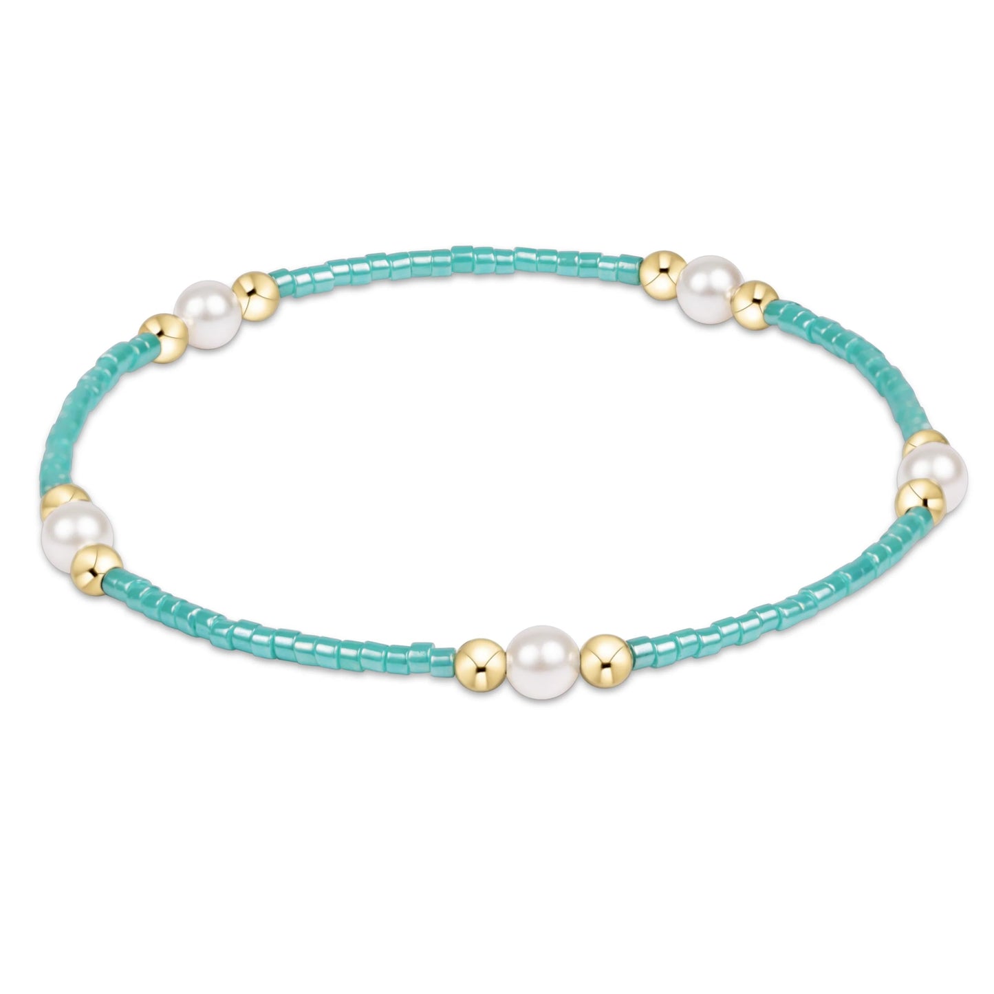 ENewton/ Hope Purpose Pearl Bracelet-Sea Glass