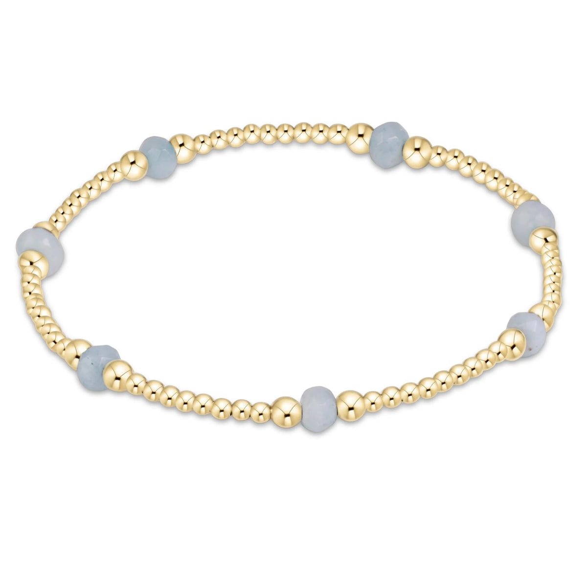 ENewton/ Purpose Gemstone 4MM Bracelet-Aquamarine