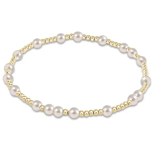 ENewton/Hope Unwritten 4MM Bead Bracelet-Pearl