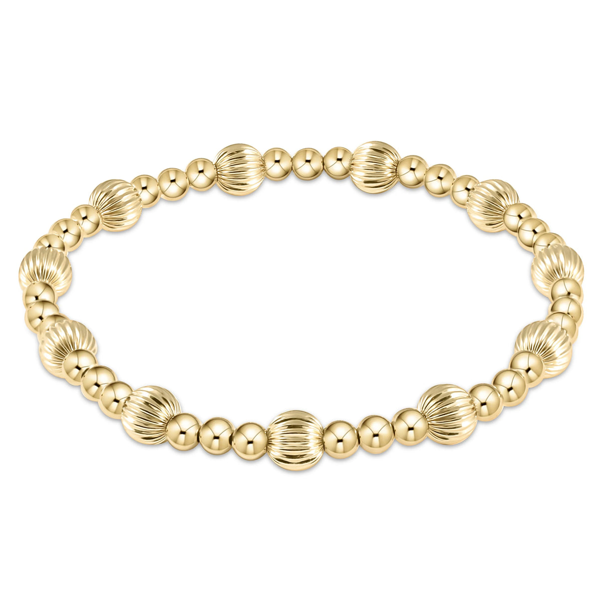 ENewton/ Dignity Sincerity Gold 6MM Bracelet