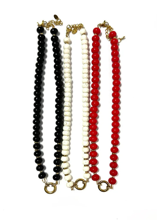 BPD/ The Russell with Bulldog Necklace