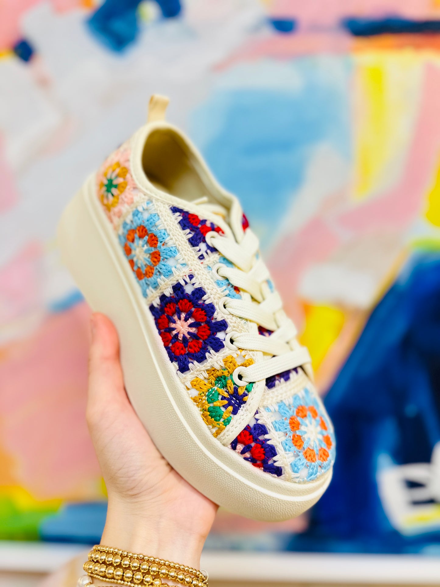The Rambling Crochet Sneaker/ FINAL SALE
