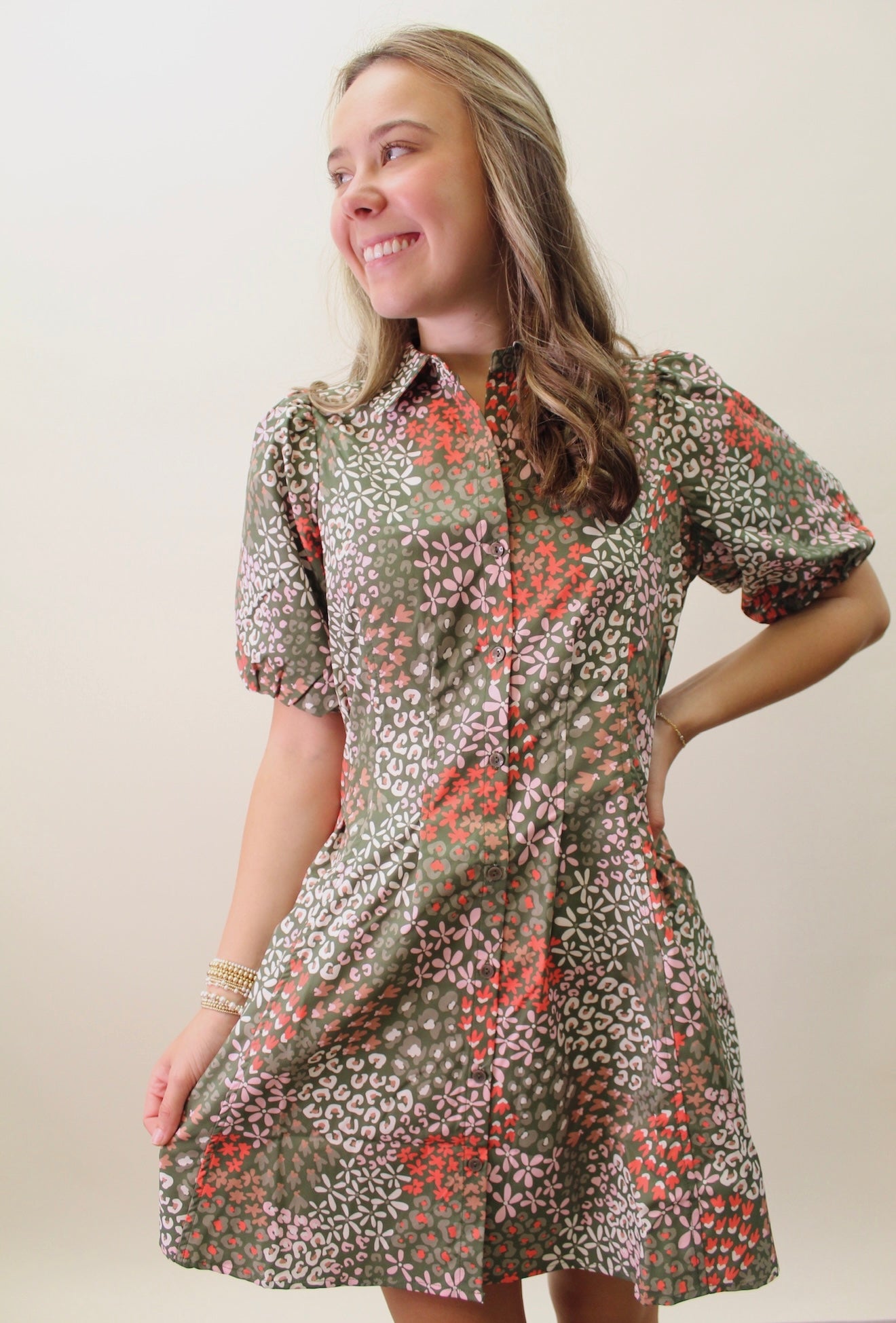 The Rory Dress/ Open Meadows Green
