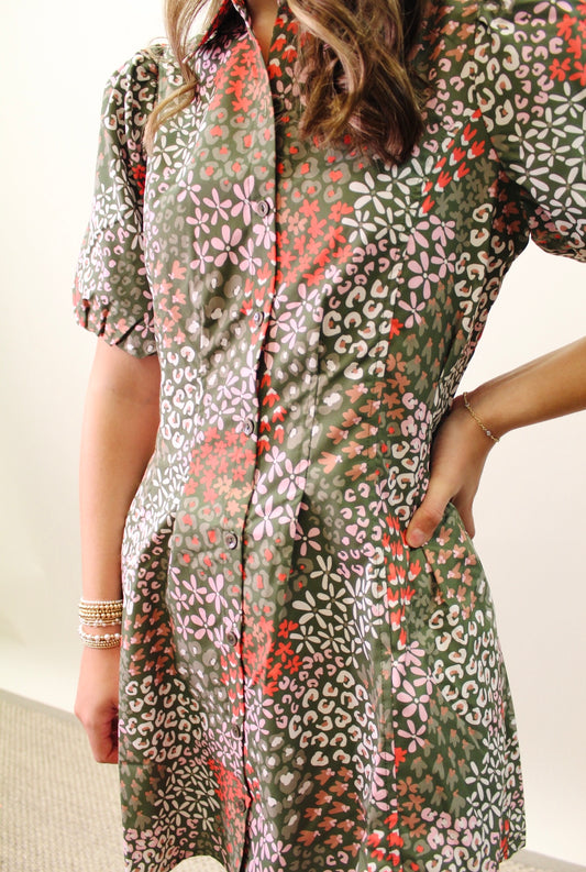 The Rory Dress/ Open Meadows Green