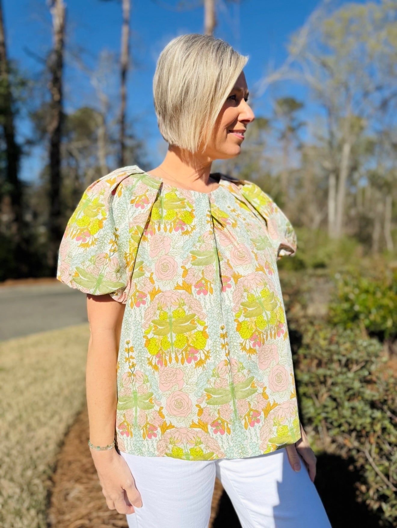 Ivy Jane/ Paige Pleated Neck Top