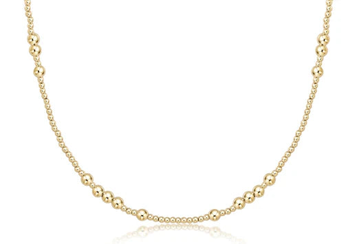 ENewton/ 15" Choker Hope Unwritten-4mm Gold