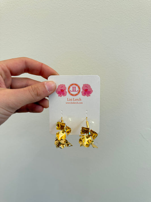 Lisi Lerch/ Lydia Floral Hoop/ Gold