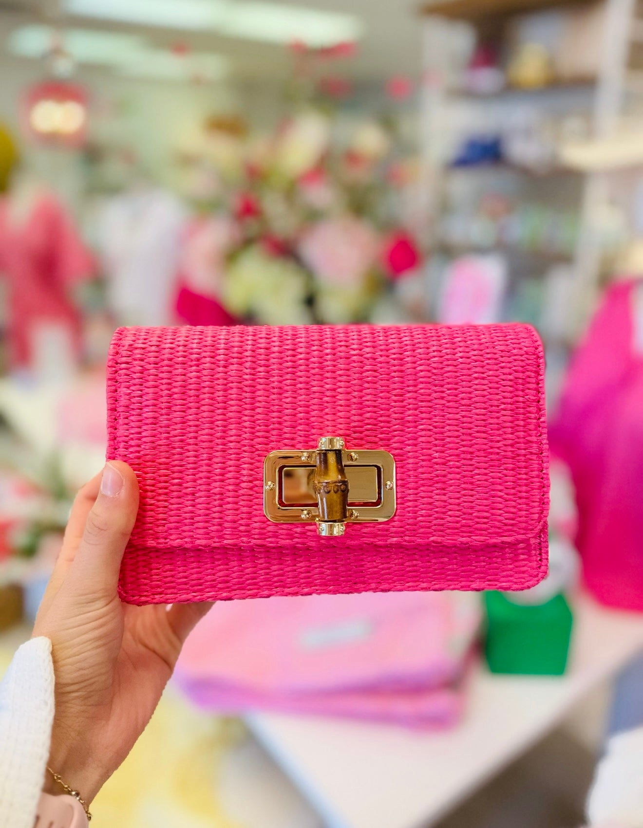 Lisi Lerch/ Pink Lilly Clutch