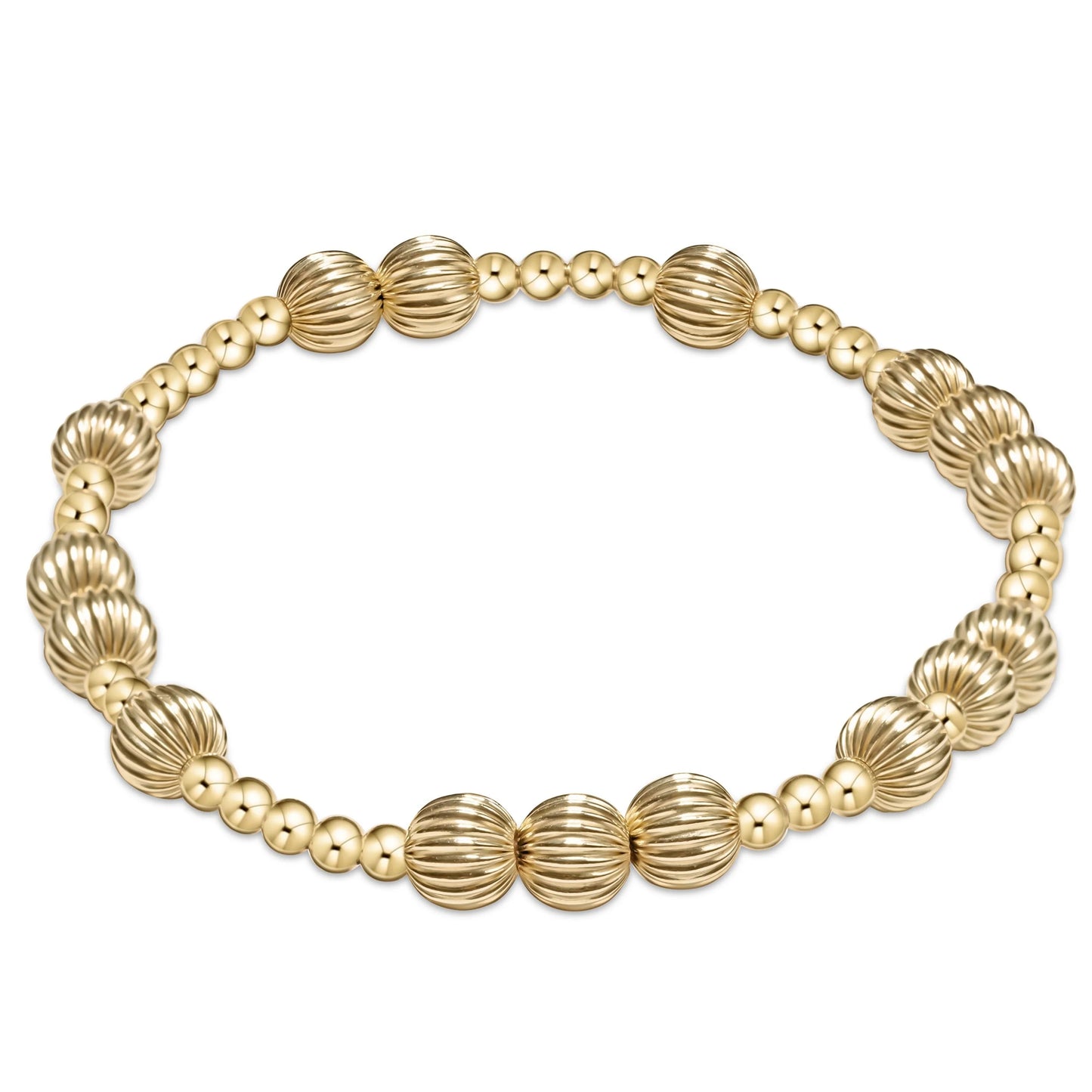 ENewton/ Hope Dignity Bead Bracelet/ 6mm/ Gold
