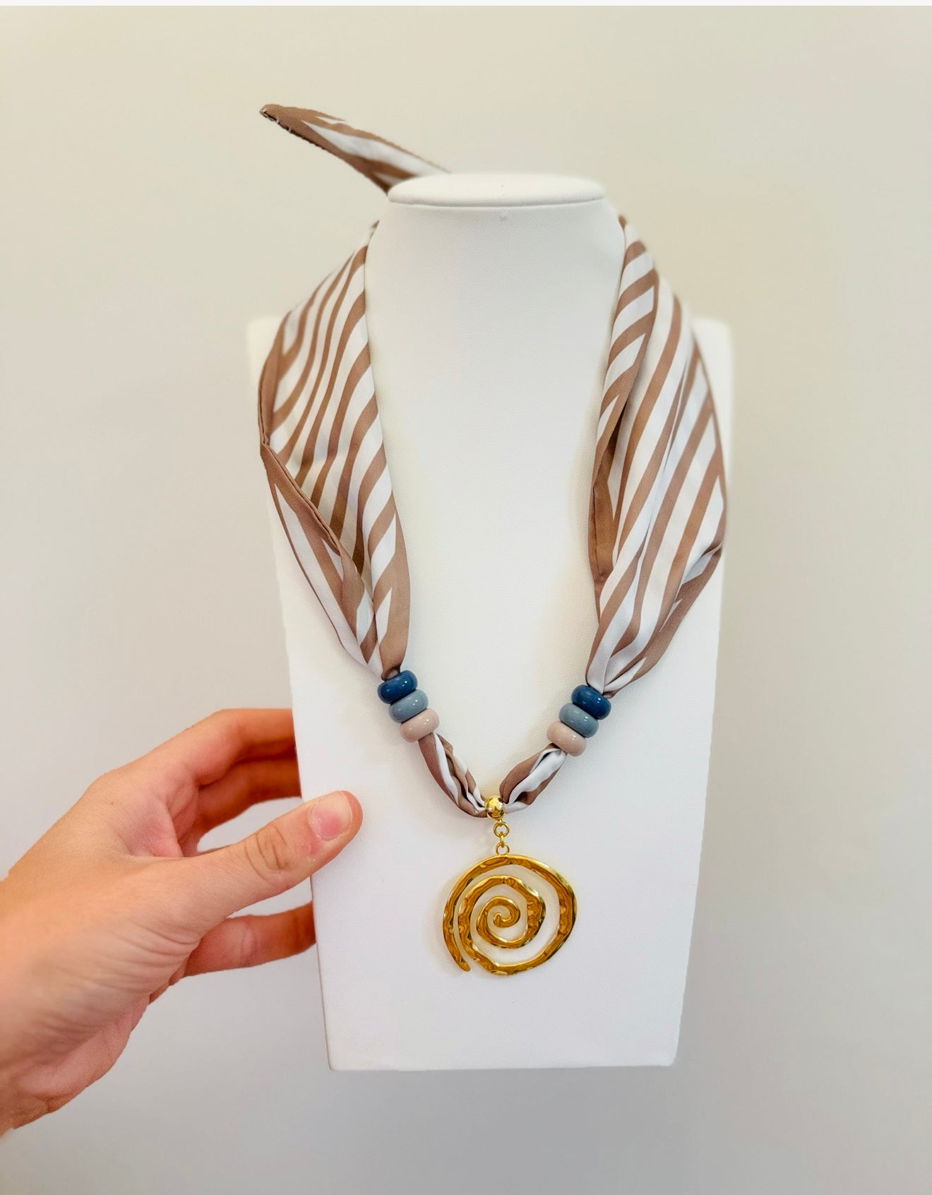 BPD/ Scarf II Necklace/ Swirl