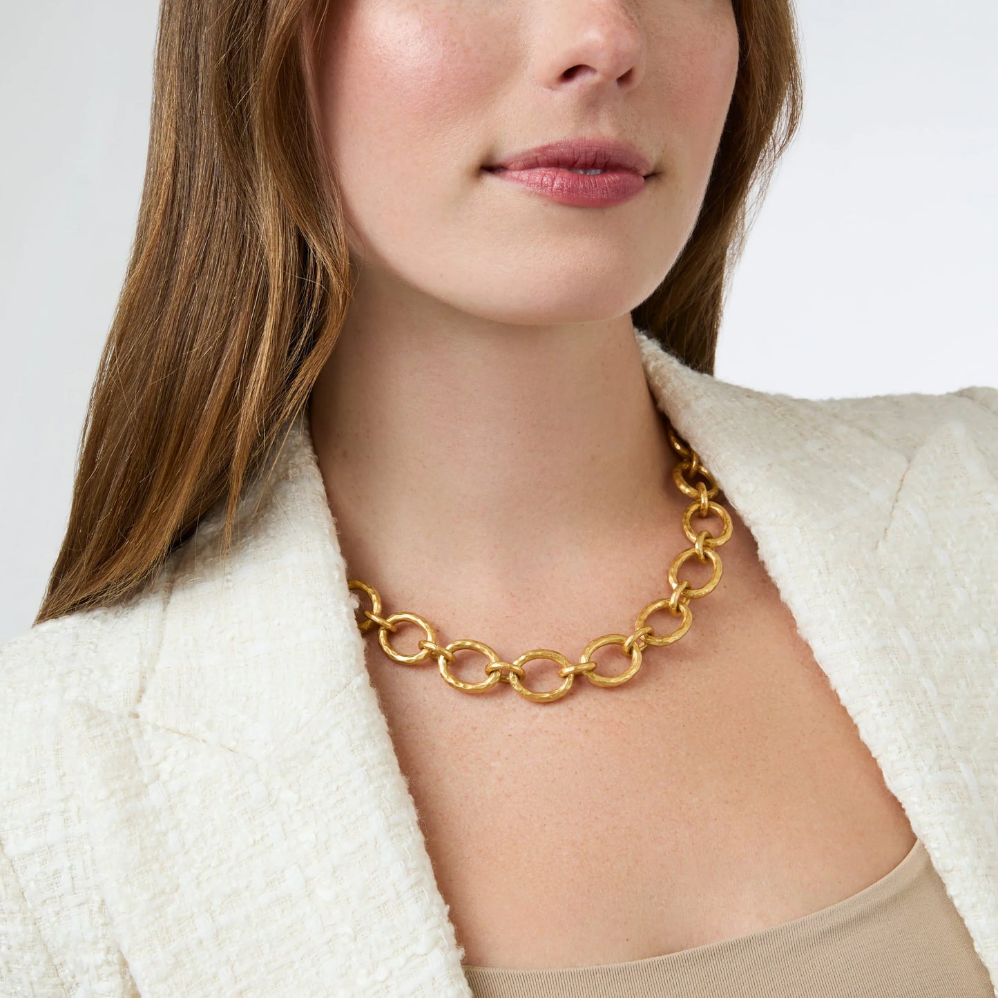 Julie Vos/ Catalina Demi Link Necklace/ Pearl