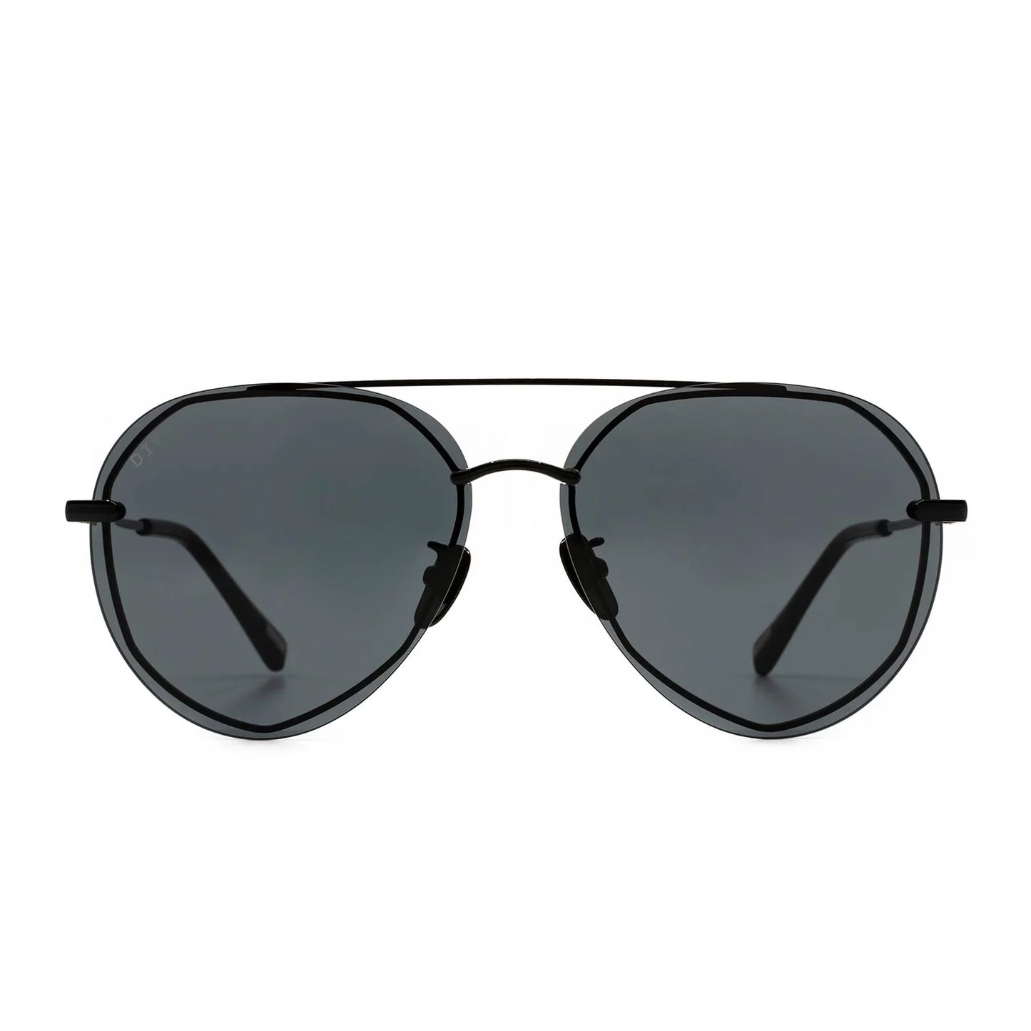 Diff/ Lenox Sunglasses/ Black + Grey