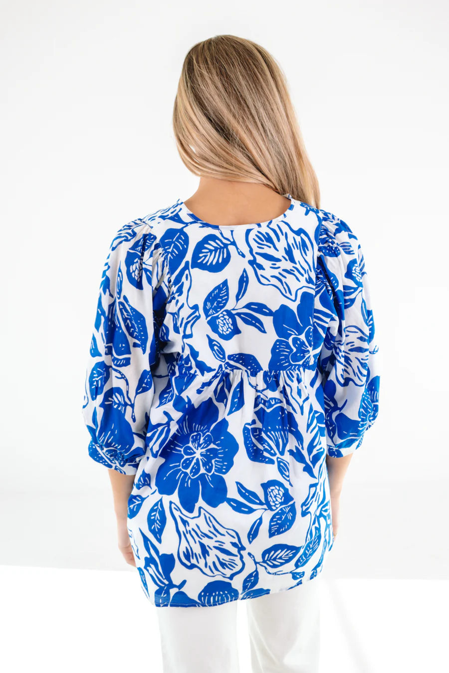 J. Marie/ Laken Puff Sleeve Tunic
