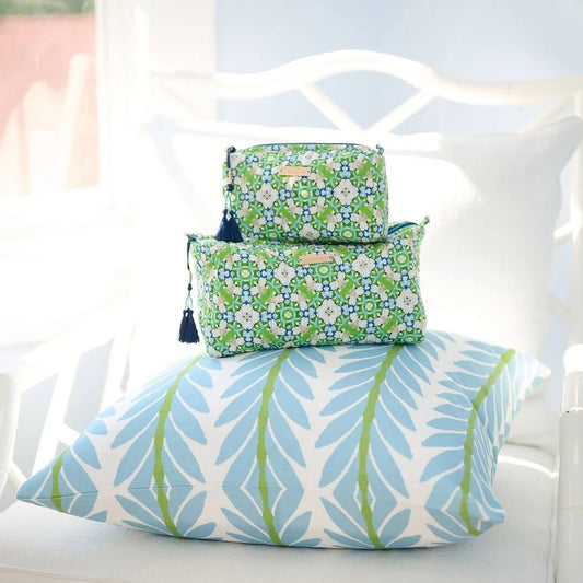 Laura Park/ Signature Small Cosmetic Bag/ Serendipity