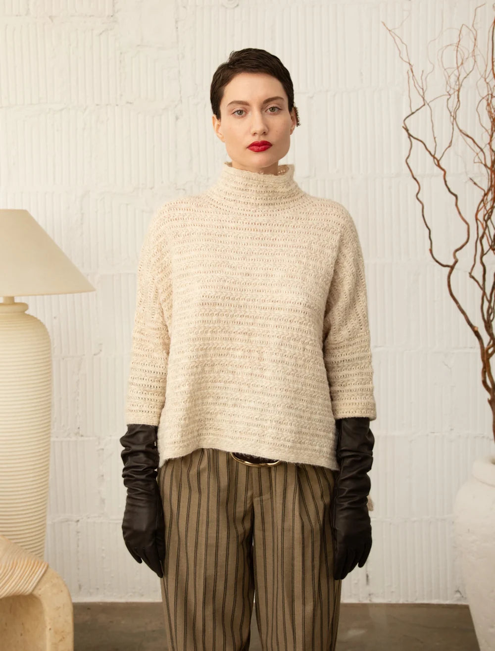 The Boho 'Romana' Sweater/ Oatmeal