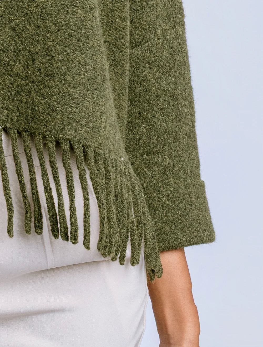 The Sachi 'Aja' Sweater/ Olive Jade