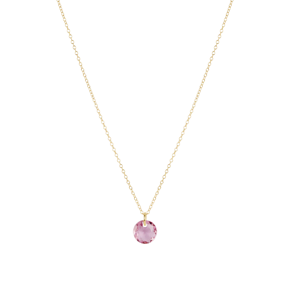 ENewton/ 16" Necklace Gold-Reflection Small Charm-02