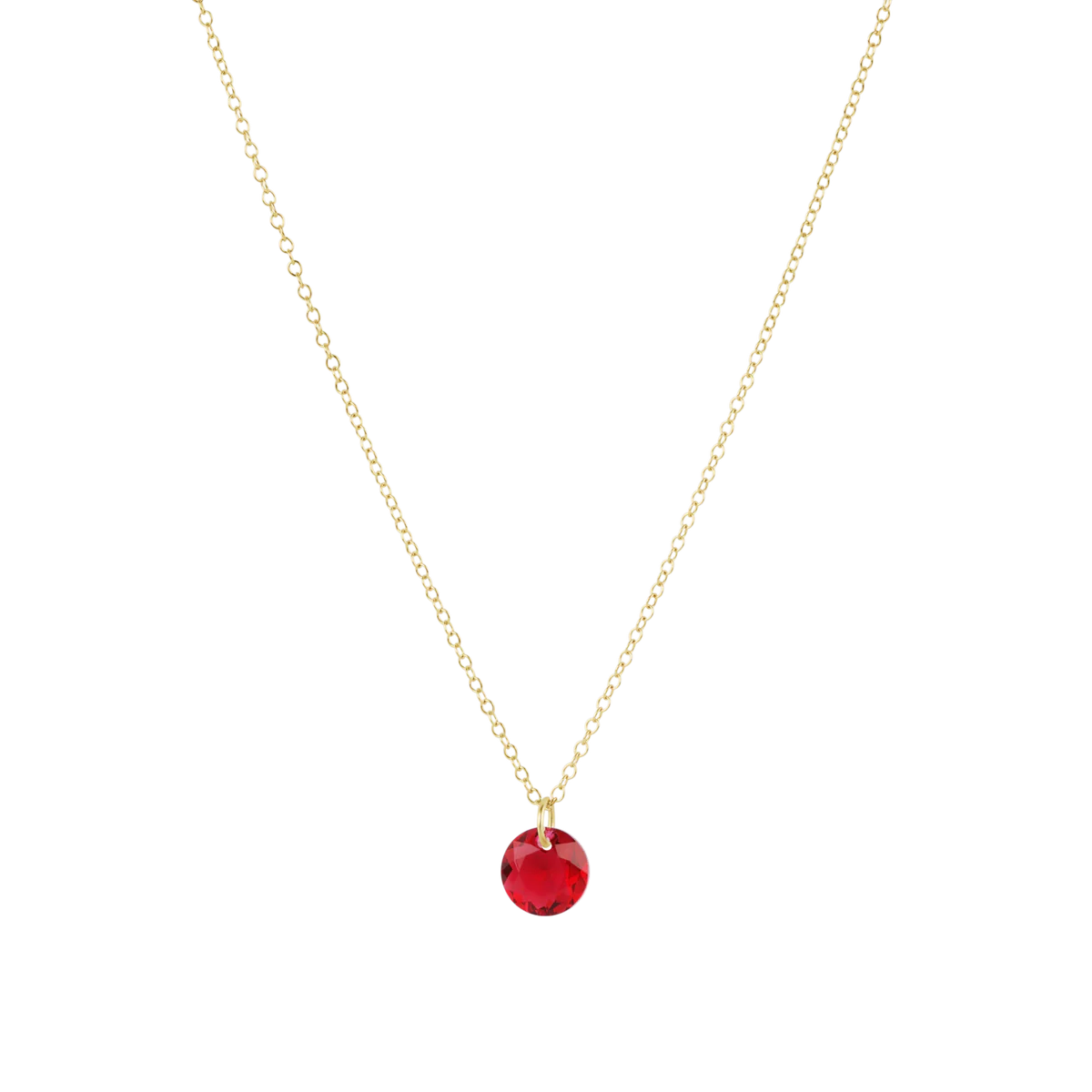 ENewton/ 16" Necklace Gold-Reflection Small Charm-07