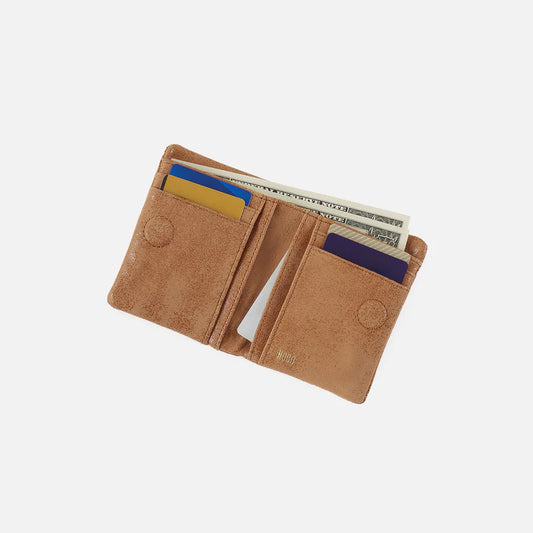 HOBO/ The Lumen Mini Wallet/ Buffed Leather Whiskey