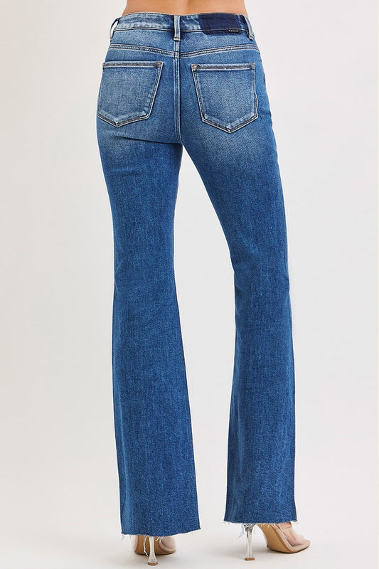 Risen/ The HR Flare Jean w/ Raw Hem