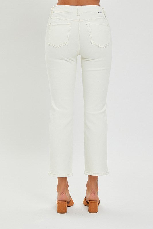 Risen/ MR Crop Straight Jean