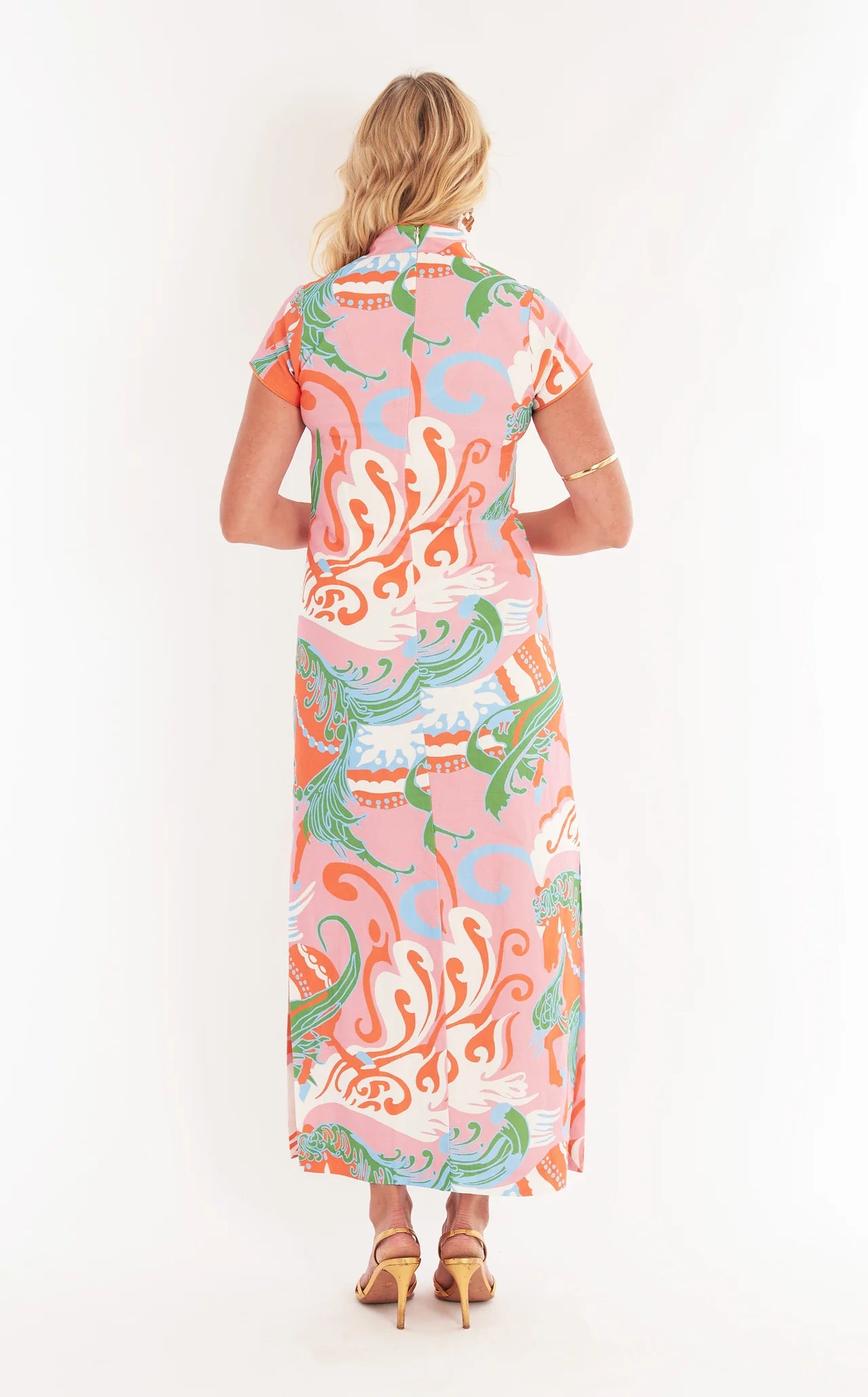 CK Bradley/ Tarpon Dress/ Nouveau Guava