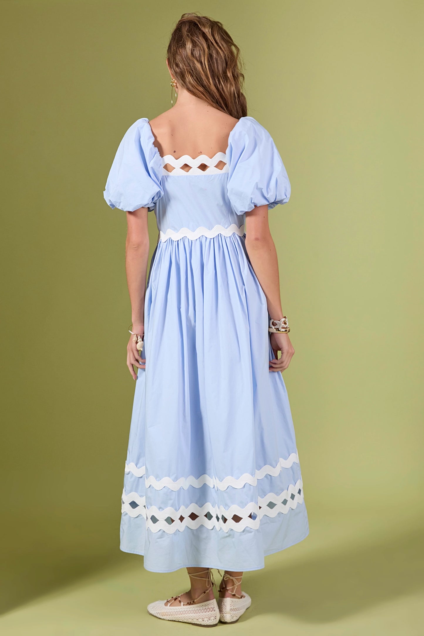 The Stephene Scallop Dress/ FINAL SALE