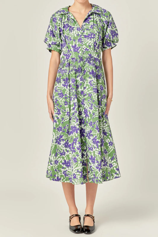 The Parker Printed Midi Dress
