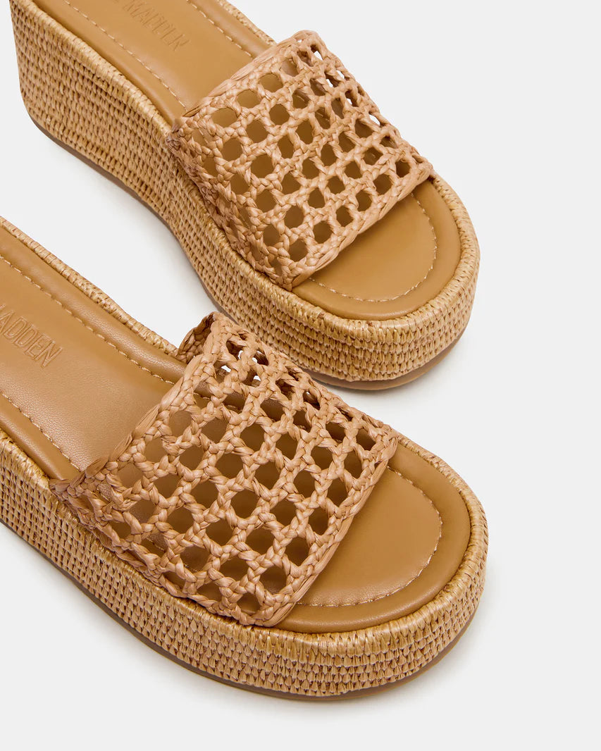 Steve Madden/ The Brandy Platform/ Raffia