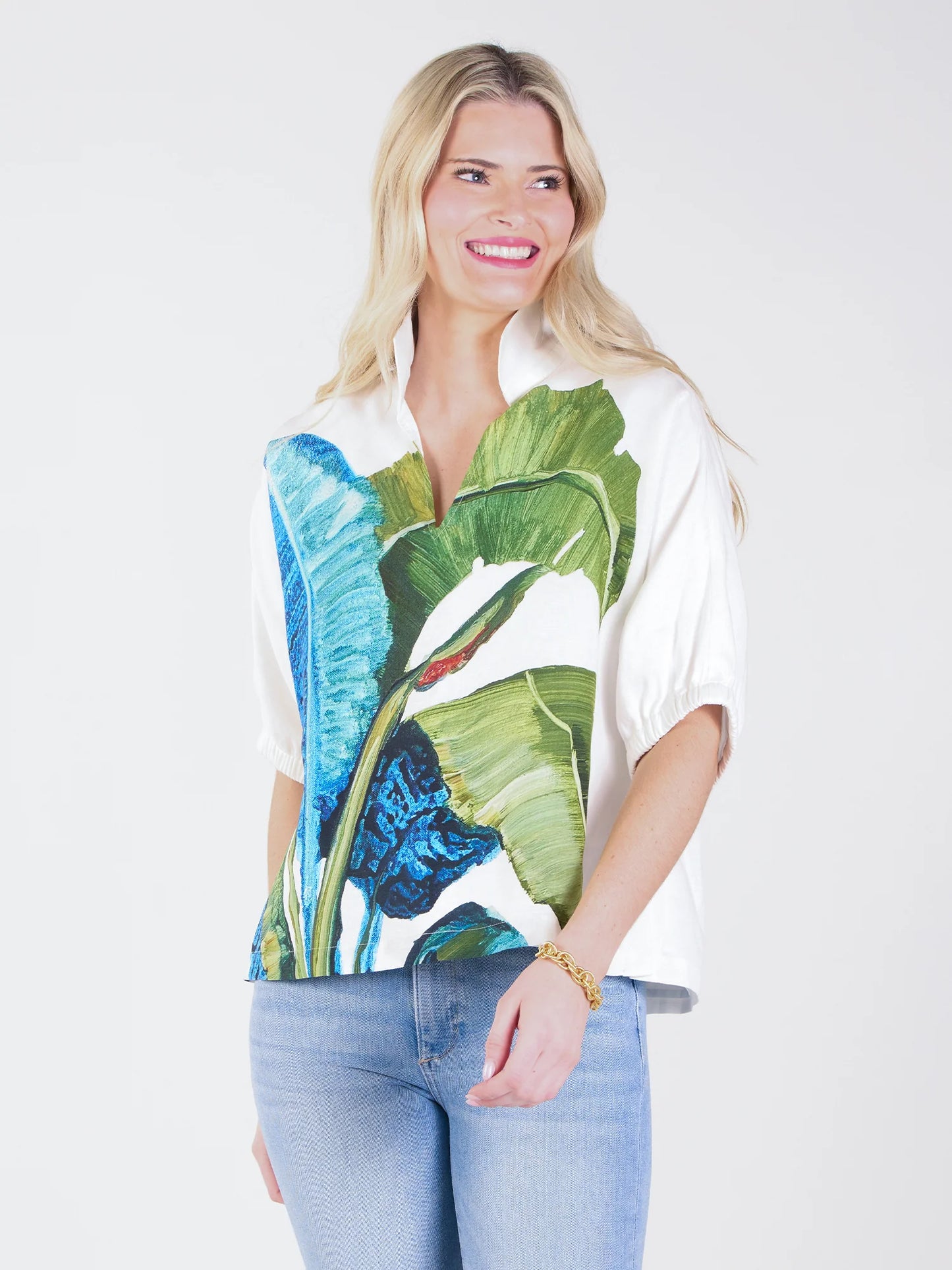 Emily McCarthy/ Poppy Top/ Bellamy Leaves/ FINAL SALE