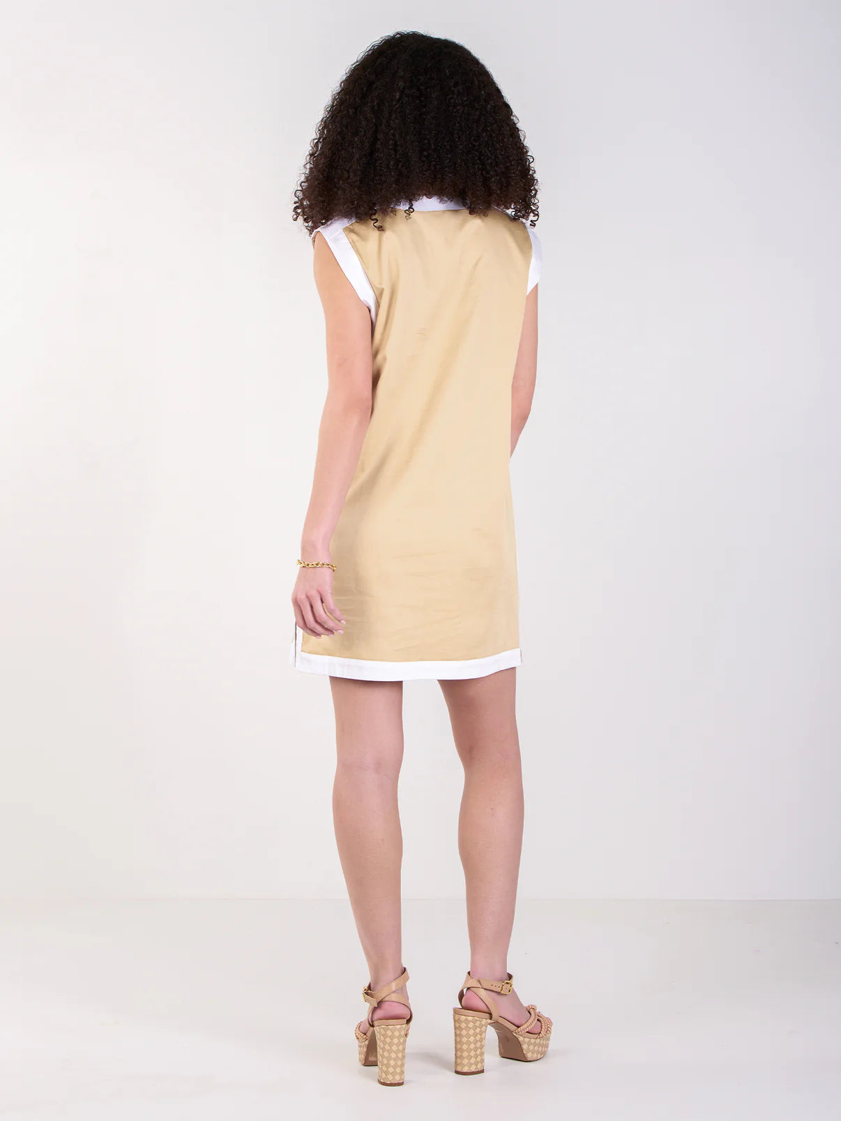 Emily McCarthy/ Emily Shift Dress/ White Sand