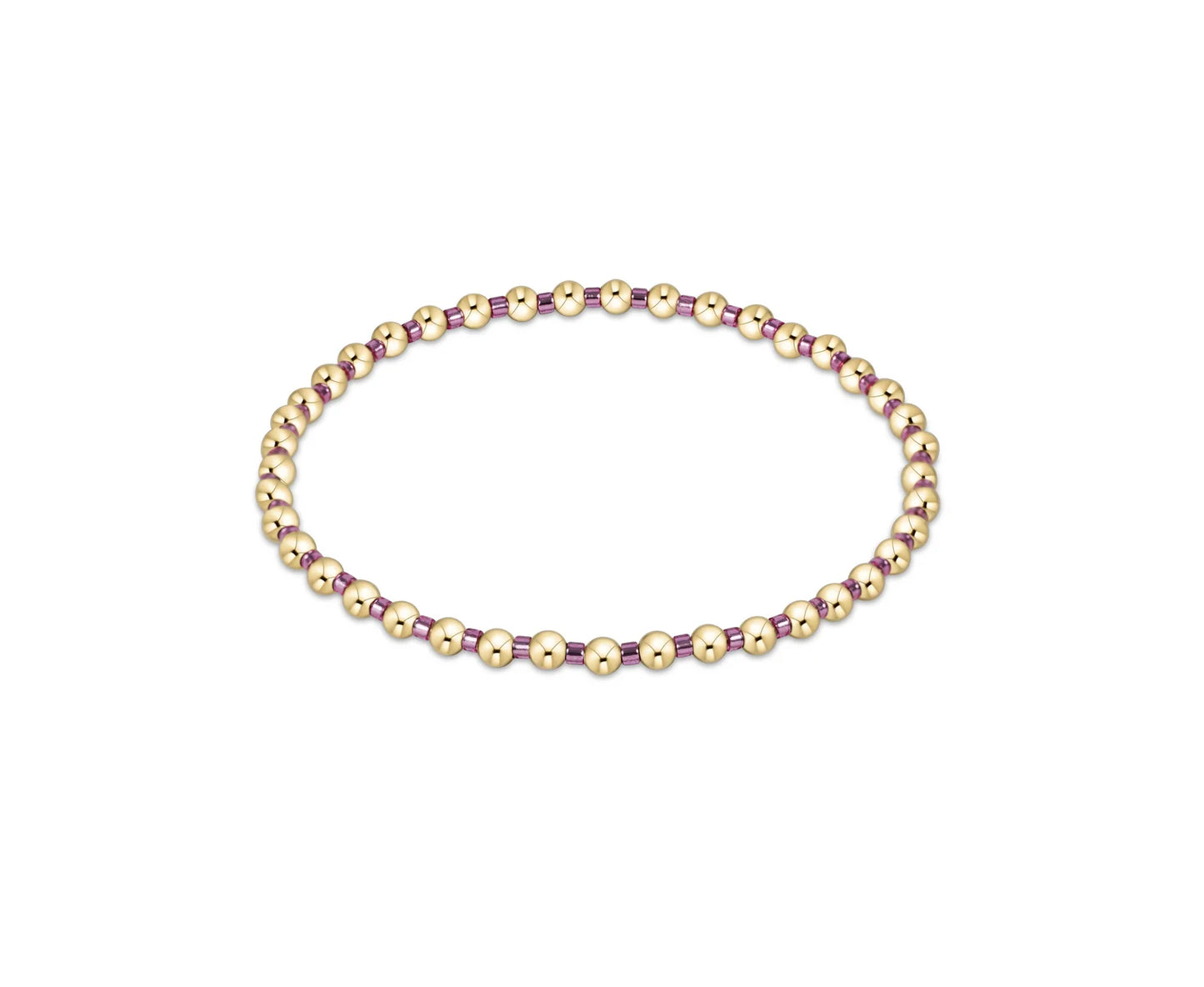 ENewton/ Hope Grateful Bracelet-Pink Metallic