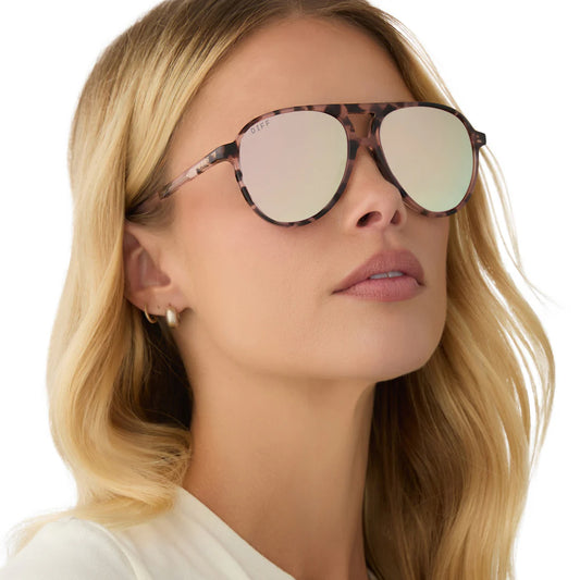 Diff/ Tosca III Sunglasses/ Himalayan Tortoise Taupe