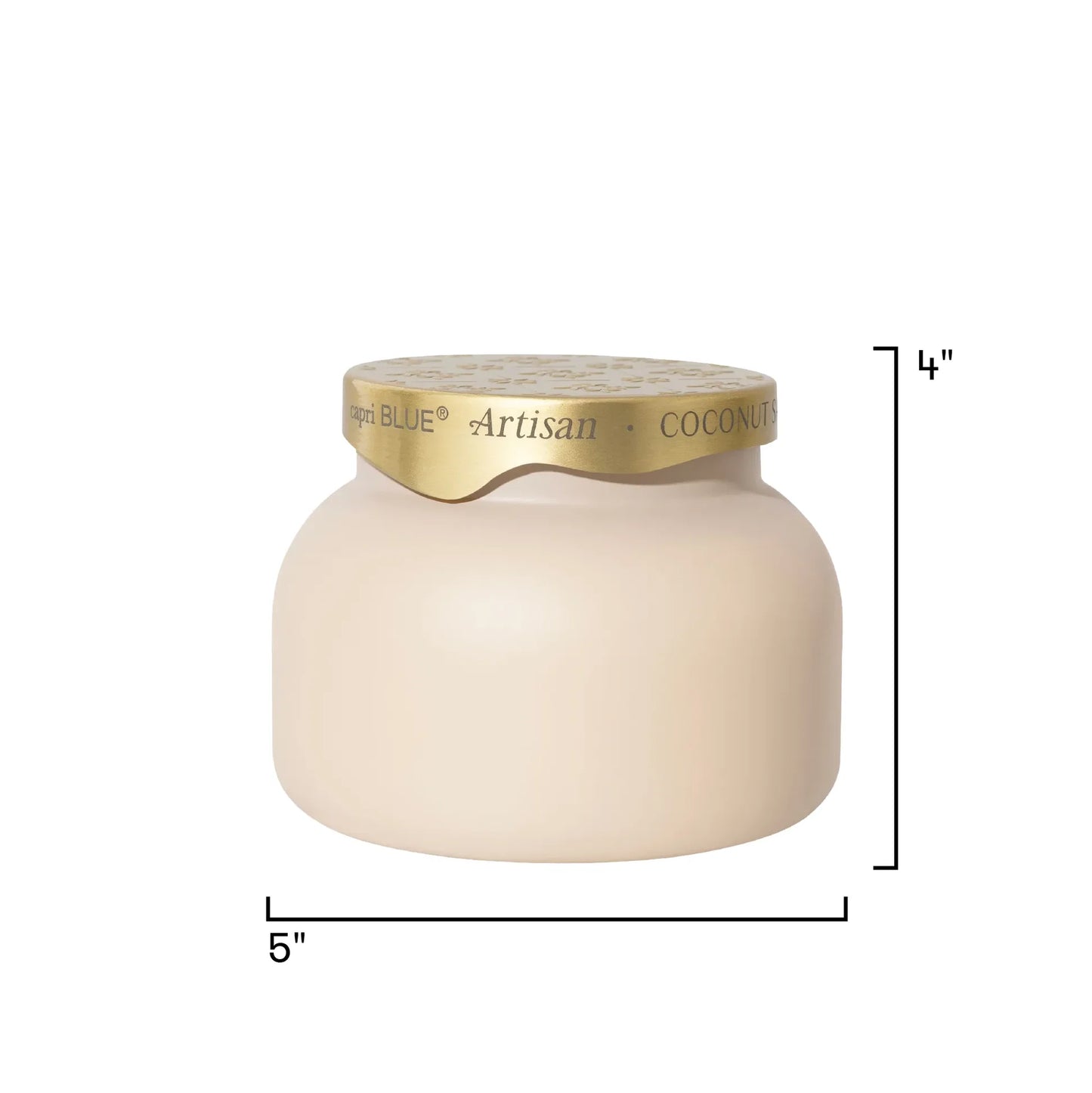 Capri Blue/ Artisan Terrazza Velluto Signature Candle/ Coconut Santal