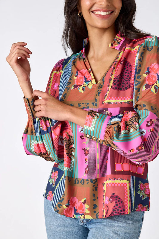 CROSBY/ The Lyla Blouse/ Vintage Vignette