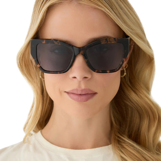 Diff/ Vivienne Sunglasses/ Espresso Tortoise + Grey