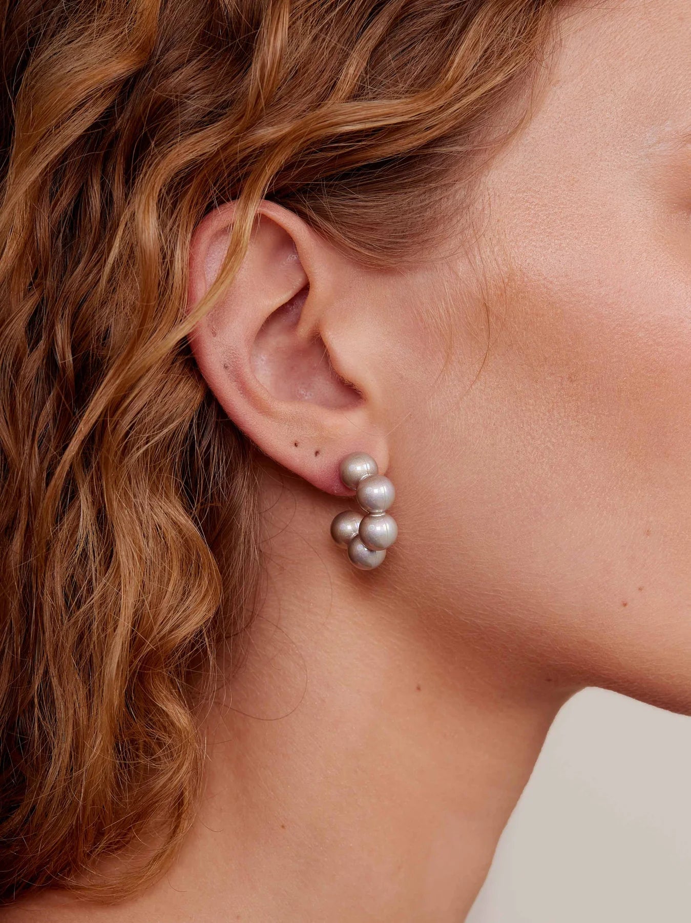 The Bailee Beaded Hoop Earring