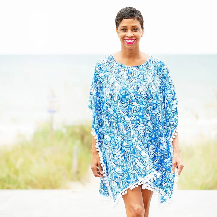 The Poolside Pom-Pom Coverup/ FINAL SALE