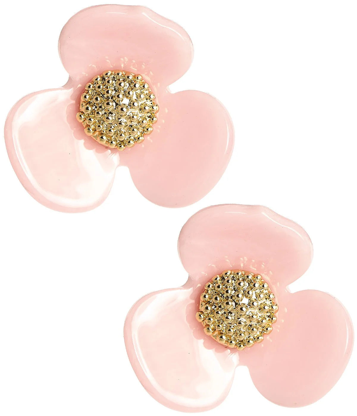 Lisi Lerch/ The Bell Acrylic Flower Earring/ Light Pink