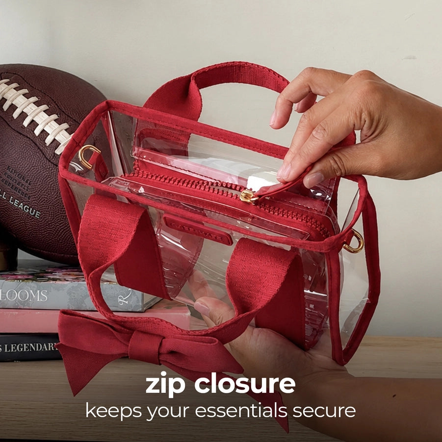 Case-Mate/ Jelly Stadium Bag/ Varsity Red