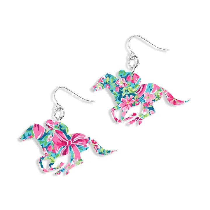 The Preppy Floral Derby Earring