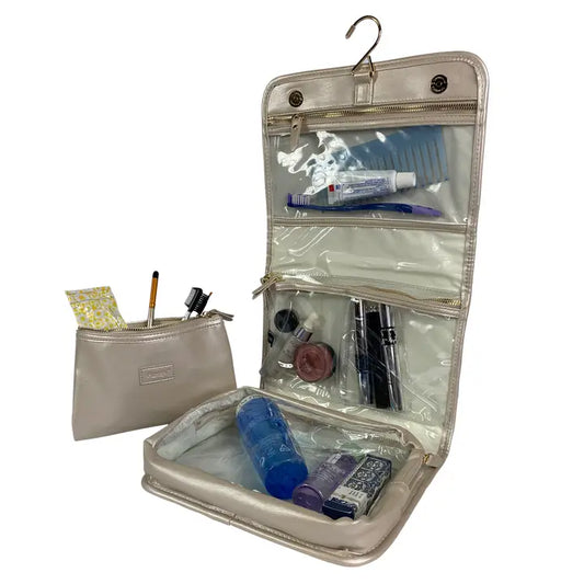 PN/ The Getaway Toiletry Case/ Pearl Quilted