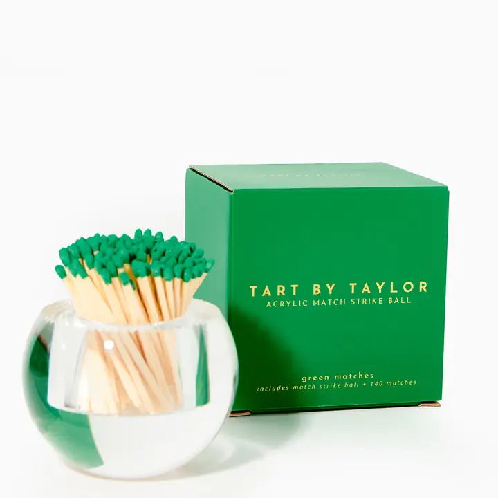 Tart by Taylor/ Acrylic Match Striker/ Green