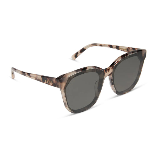 Diff/ Gia Sunglasses/ Cream Tortoise + Grey