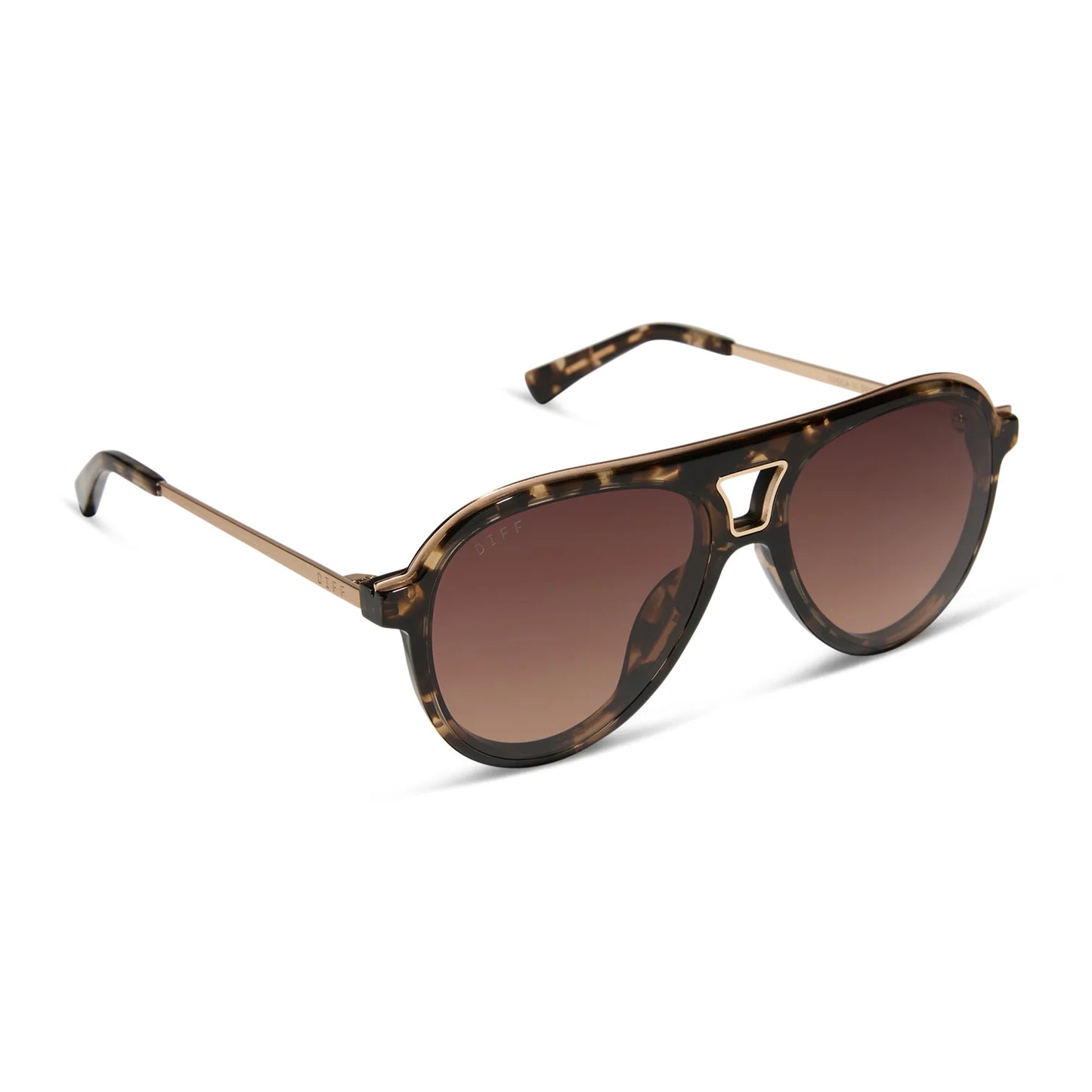 Diff/ Tosca III Sunglasses/ Espresso Tortoise