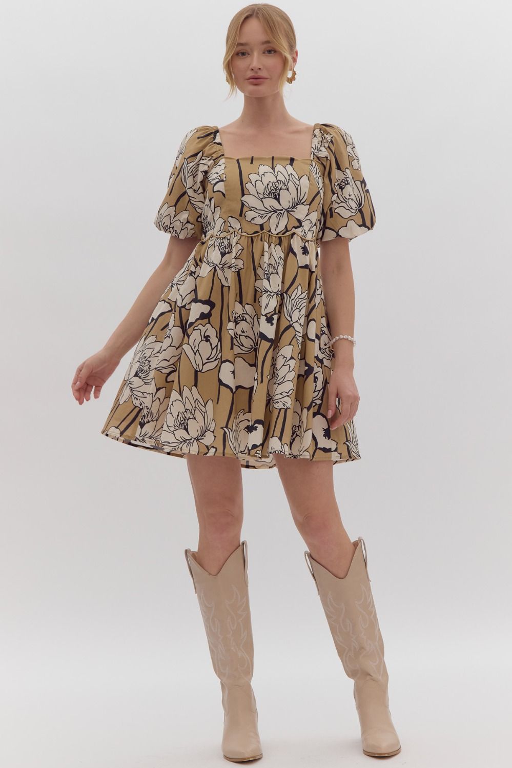 The Funky Floral Dress/ FINAL SALE