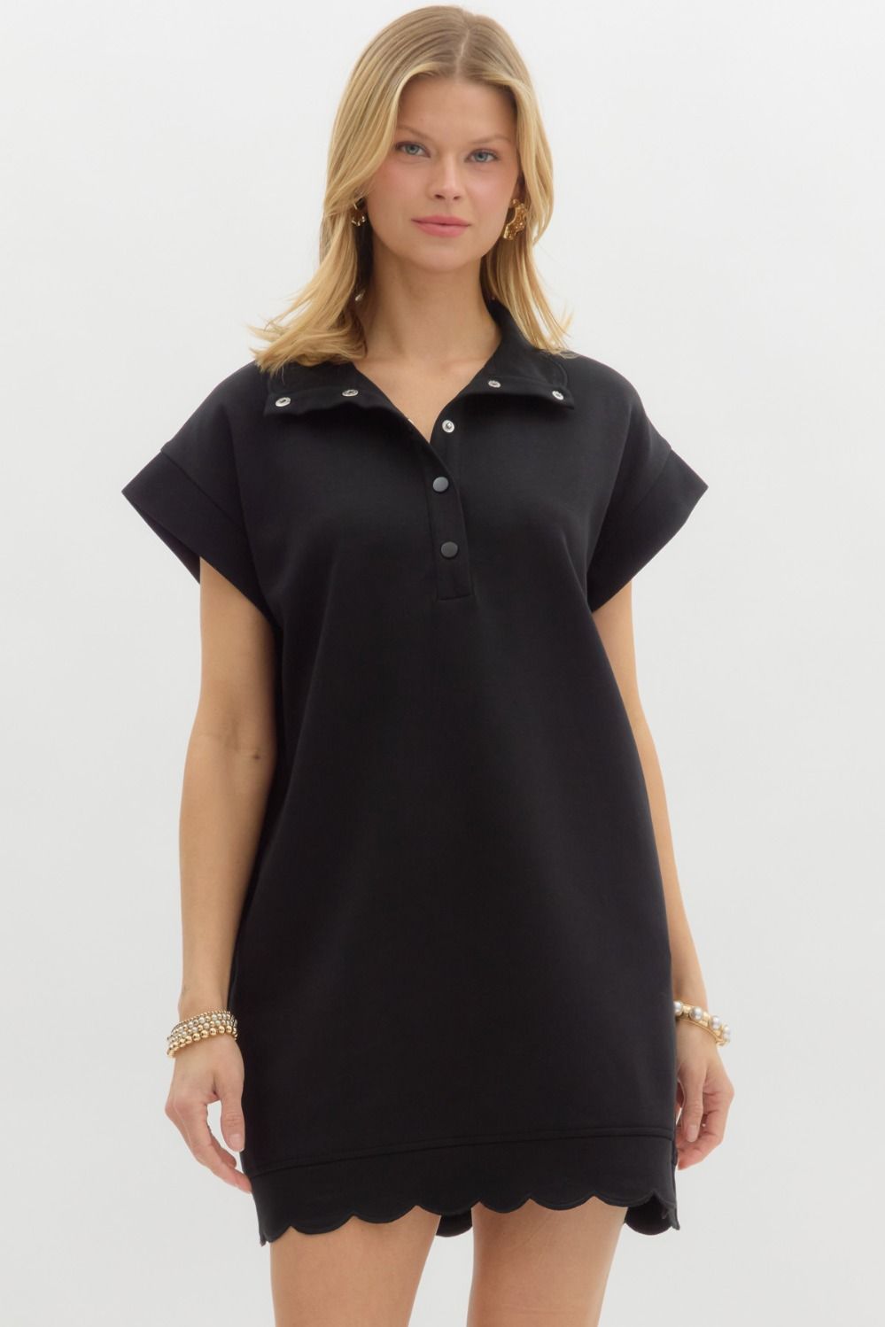 The Sivey Scalloped Dress