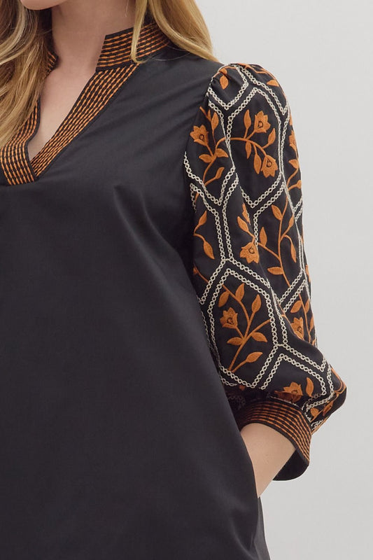 The Ellary Embroidered Dress