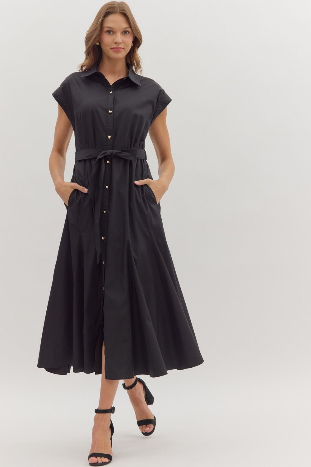 The Clarise Cap Sleeve Dress